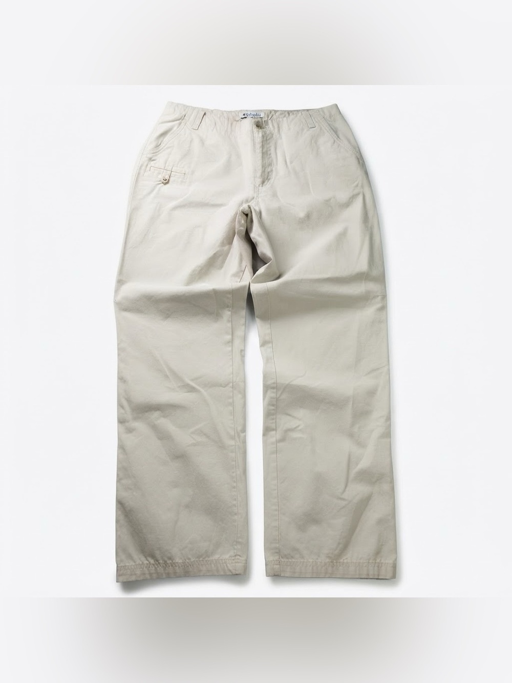 Columbia Sportswear Women's Casual Cotton Khaki Pants Size 12 Beige